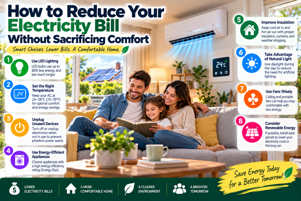 How to Reduce Your Electricity Bill Without Sacrificing Comfort